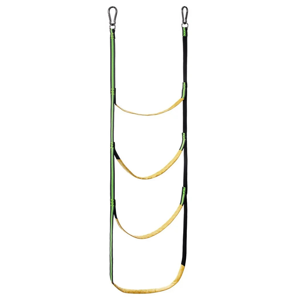 4-Step craft Rope Ladder, Portable Rope Boarding Ladder, Foldable Outdoor Climbing Ladder, Heavy Duty Swim Ladder for Inflatable craft, Sailboat, Kayak, Canoeing, Motorboat