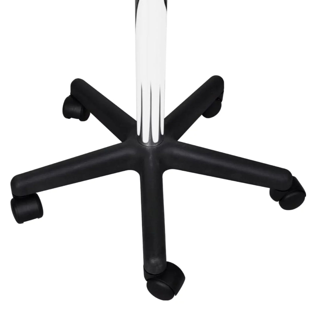 Suzicca Office Stool White Faux Leather