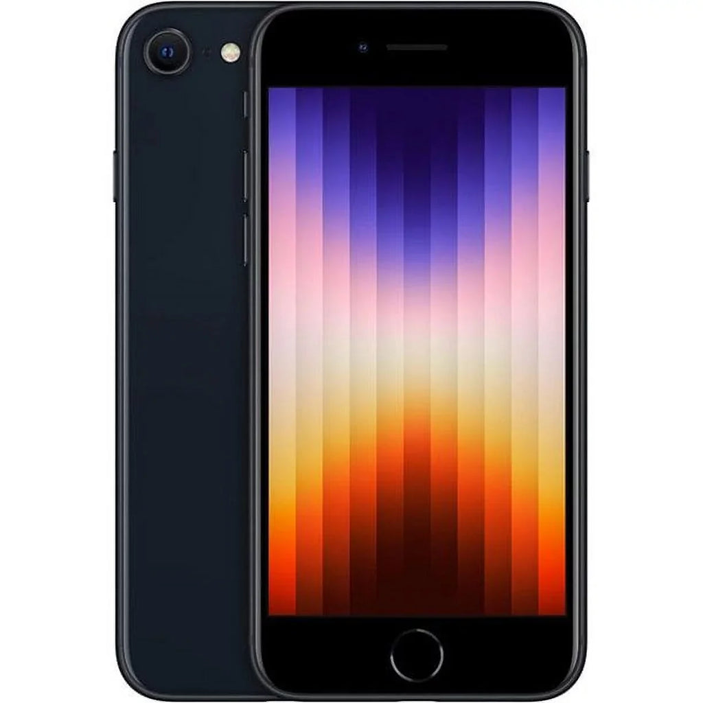Restored  iPhone SE 2022 (3rd Gen) A2595 (T-Mobile Only) 64GB Midnight (Refurbished)