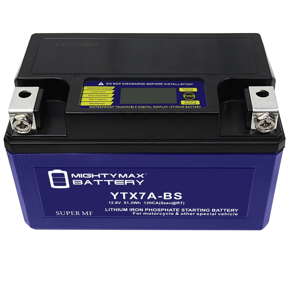 YTX7A-BS Lithium Replacement Battery suitable with Go Kart GS Ztong Yee GTX-7A-BS - 6 Pack