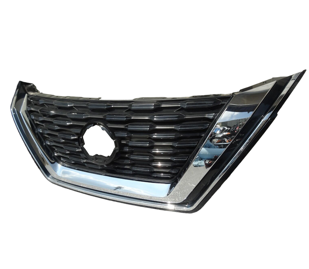 2021 2022 2023 appropriate With Rogue Front Bumper Upper Grille Chrome With Camera Option