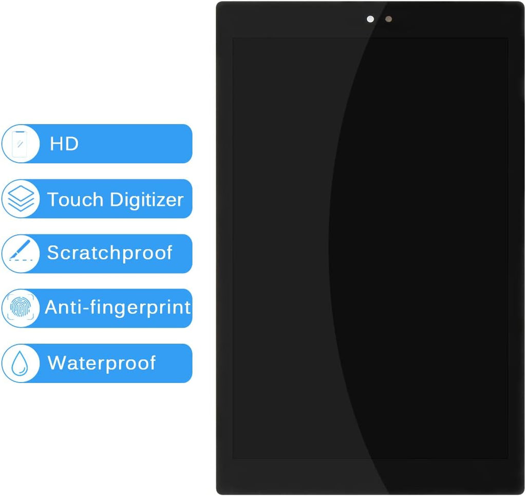 LCD Screen Replacement for Amazon Kindle Fire HD 10 7th Gen SL056ZE 2017 Version 10.1 LCD Display Touch Screen Digitizer Assembly with Tools