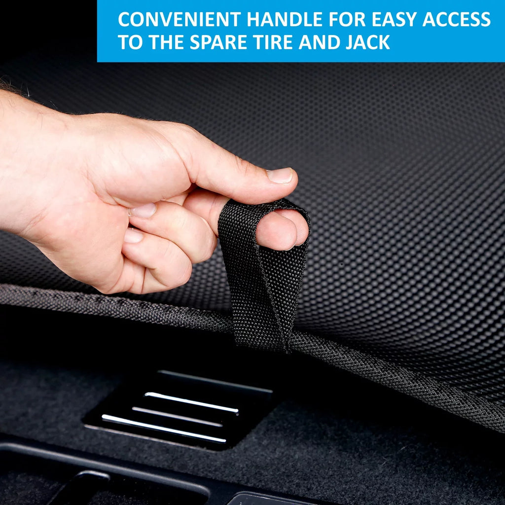 CLIM ART Cargo Liner for Jeep Cherokee 2019-2023 Custom Fit Trunk Mat, with Honeycomb Dirtproof & Waterproof Technology - All-Climate, Heavy Duty, Anti-Slip Cargo Liner, Luggage - FL01114031