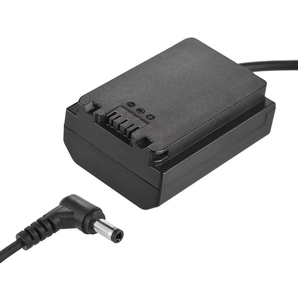 NP-FZ100 Dummy Battery Pack  Coupler Connector Cable, Adapter for  A7III A9 A7RIII A7SIII, Long-lasting  Solution