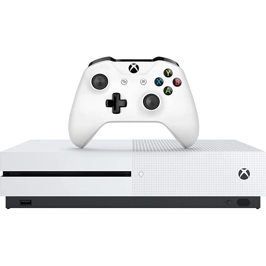 Restored -  Xbox One S 1TB Console - White (Refurbished)