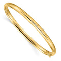 HP3-16O 14K 0.18 Oversize High Polished Hinged Bangle Bracelet