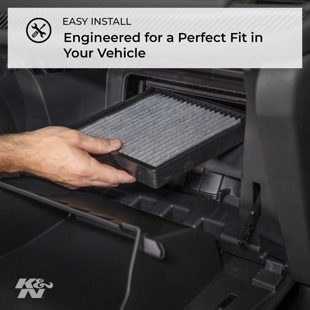 K&N Cabin Air Filter: Washable and Reusable: Designed For Select 2005-2014  Mustang Vehicle Models, VF2020