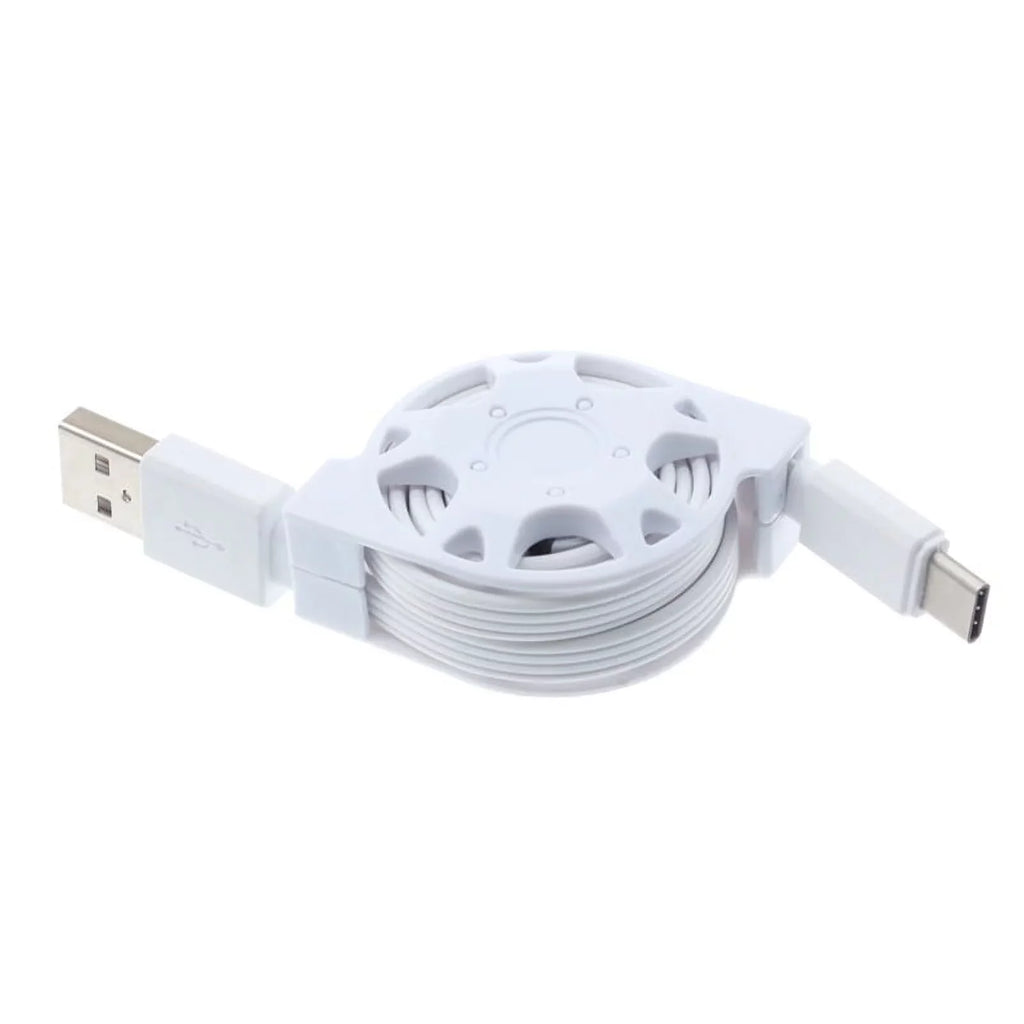 USB Cable w Car Mount, Retractable Type-C Charger, Dash Windshield Holder N2Z for  Galaxy A9 A50 A20 A10e - Sonim XP8 XP3 -  Xperia 5 10 Plus 1 -  Redmi Note 7, Mi Mix 2 9T 9