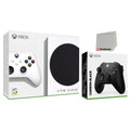 Xbox Series S 512GB Digital Console with Extra Carbon Black Controller and Microfiber Cleaning Cloth