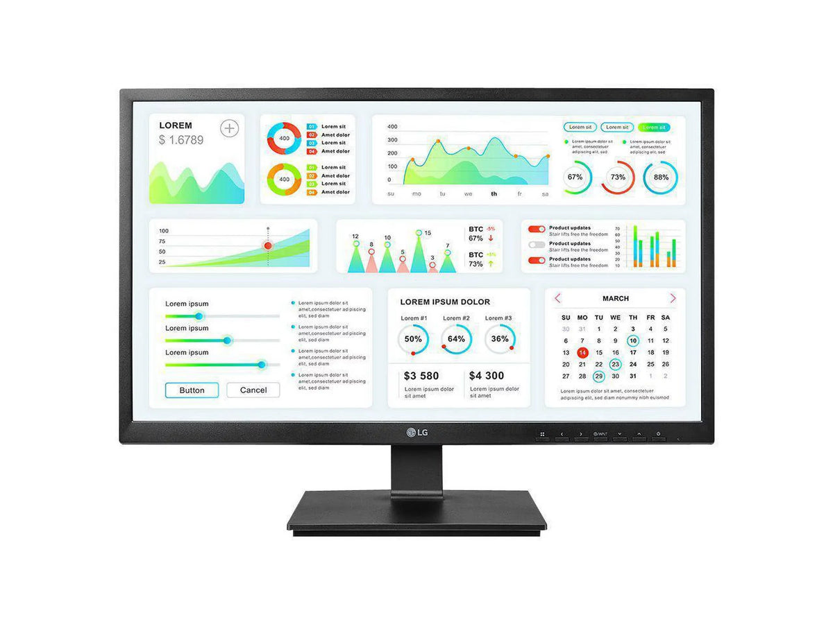 24CK550Z-BP 24" 1920x1080 Full HD IPS Zero Client TERA2321 PCoIP Monitor