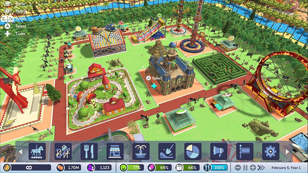 Rollercoaster Tycoon: Adventures -Standard Edition, Atari, Nintendo Switch