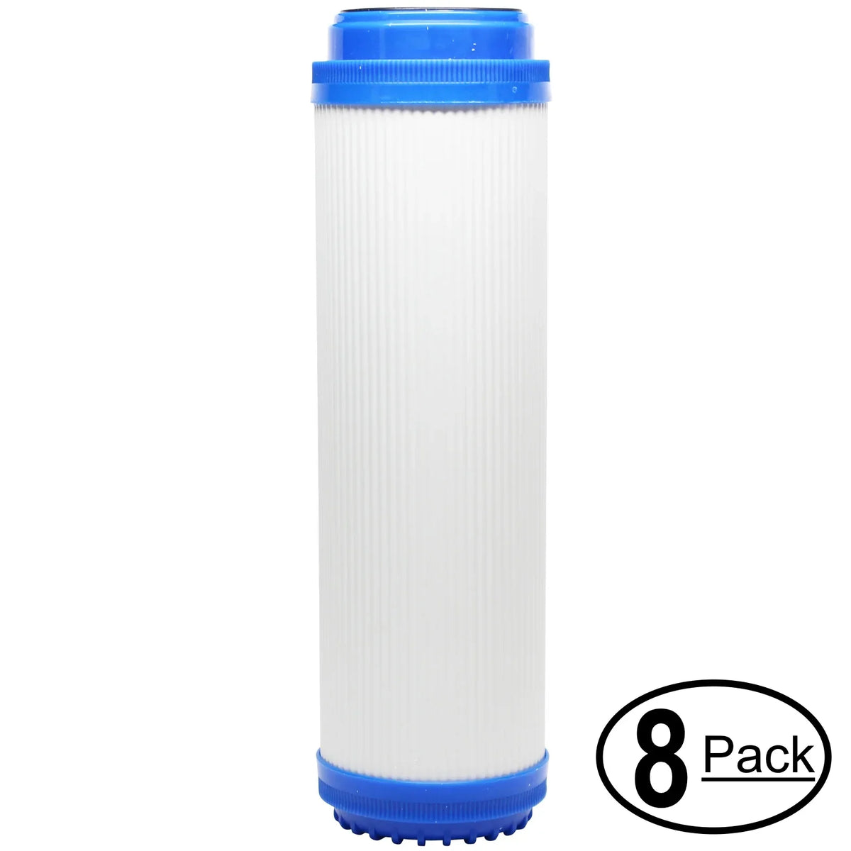 8-Pack Replacement for Pentek 150542 Granular Activated Carbon Filter - Universal 10-inch Cartridge for Pentek 150542 - Denali Pure Brand