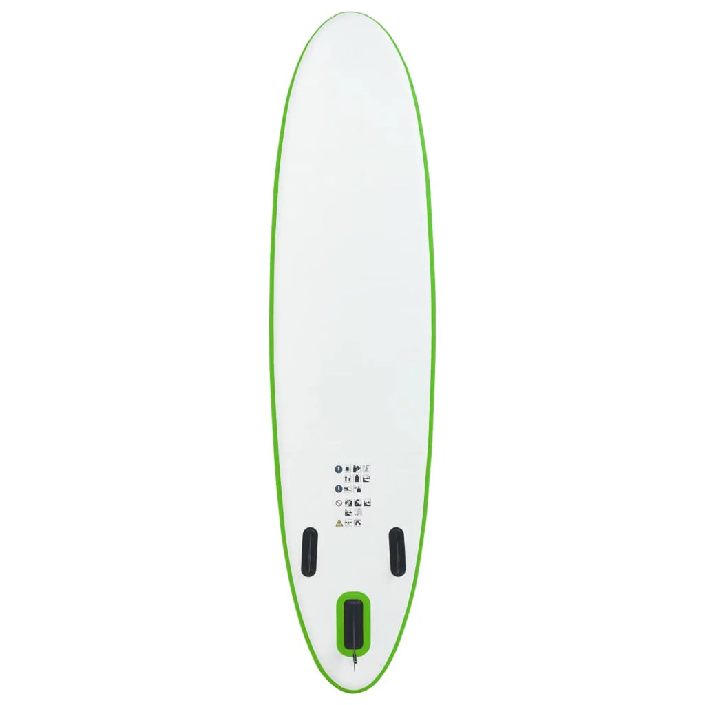Dcenta Inflatable Paddle Board Set Beach Surfing Board with Oar, Fin, Hand Pump,  Kit and Carrying Bag Surfboard for Adults