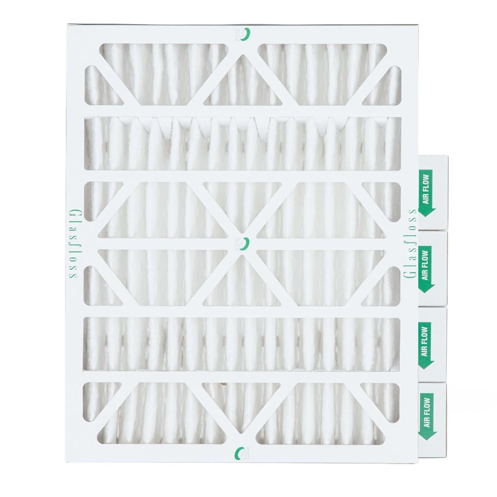 ( Quantity 5 ) Exact Size: 15-1/2 x 19-1/2 x 3-3/4. 16x20x4 MERV 10 Pleated HVAC Air Filters by Glasfloss