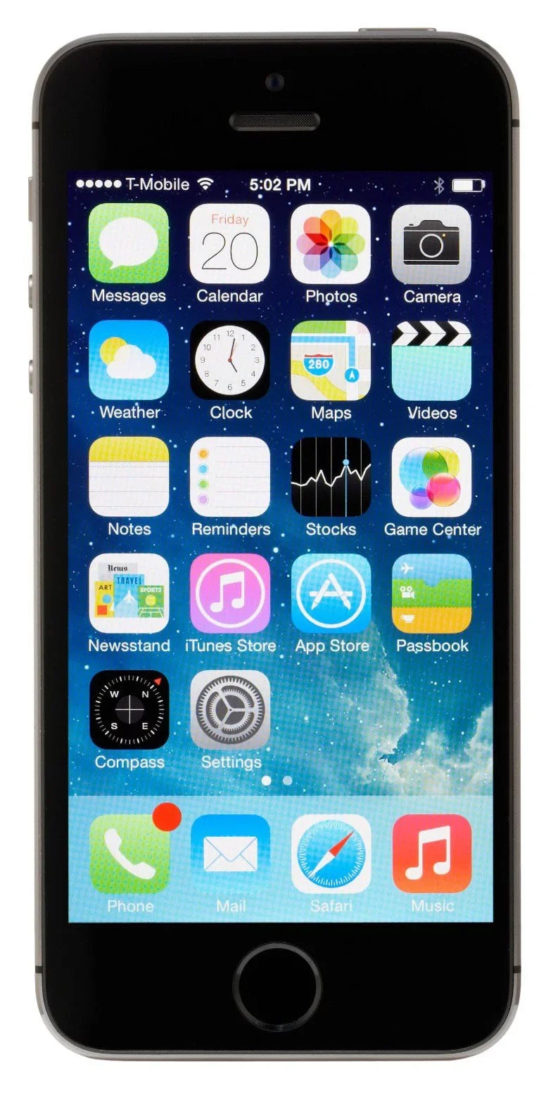 iPhone 5s 16GB Unlocked GSM 4G LTE Dual-Core Phone w/ 8MP Camera - Space Gray (Used)