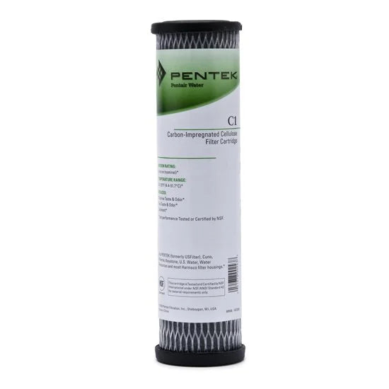 Package Of 4 Pentek C-1 Carbon liquid Filters 9.75" x 2.5"