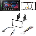 KIT4904 Bundle for 2008-2015 Nissan Frontier W/ Pioneer Double DIN Car Stereo with Bluetooth/Backup Camera/Installation Kit/in-Dash DVD/CD AM/FM 6.2" WVGA Touchscreen Digital Media Receiver