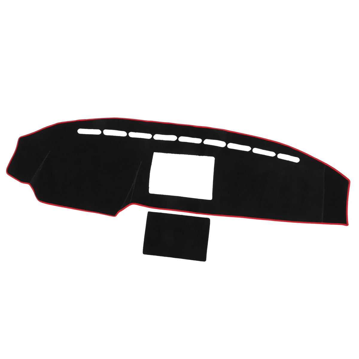 Unique Bargains Car Center Console Dashboard wrap Mat matching for  F150 2008-2014 Protective Polyester Black