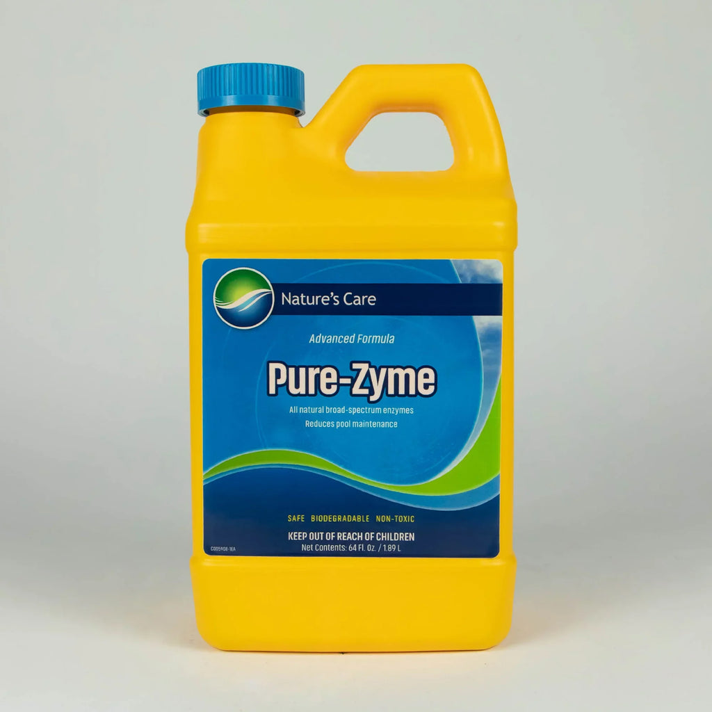 Nature's Care Pure Zyme Clarifier for Swimming Pools. Pool Central 64 Oz
