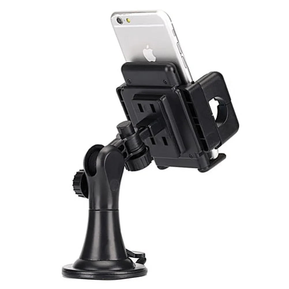 USB Cable w Car Mount, Retractable Type-C Charger, Dash Windshield Holder N2Z for  Galaxy A9 A50 A20 A10e - Sonim XP8 XP3 -  Xperia 5 10 Plus 1 -  Redmi Note 7, Mi Mix 2 9T 9
