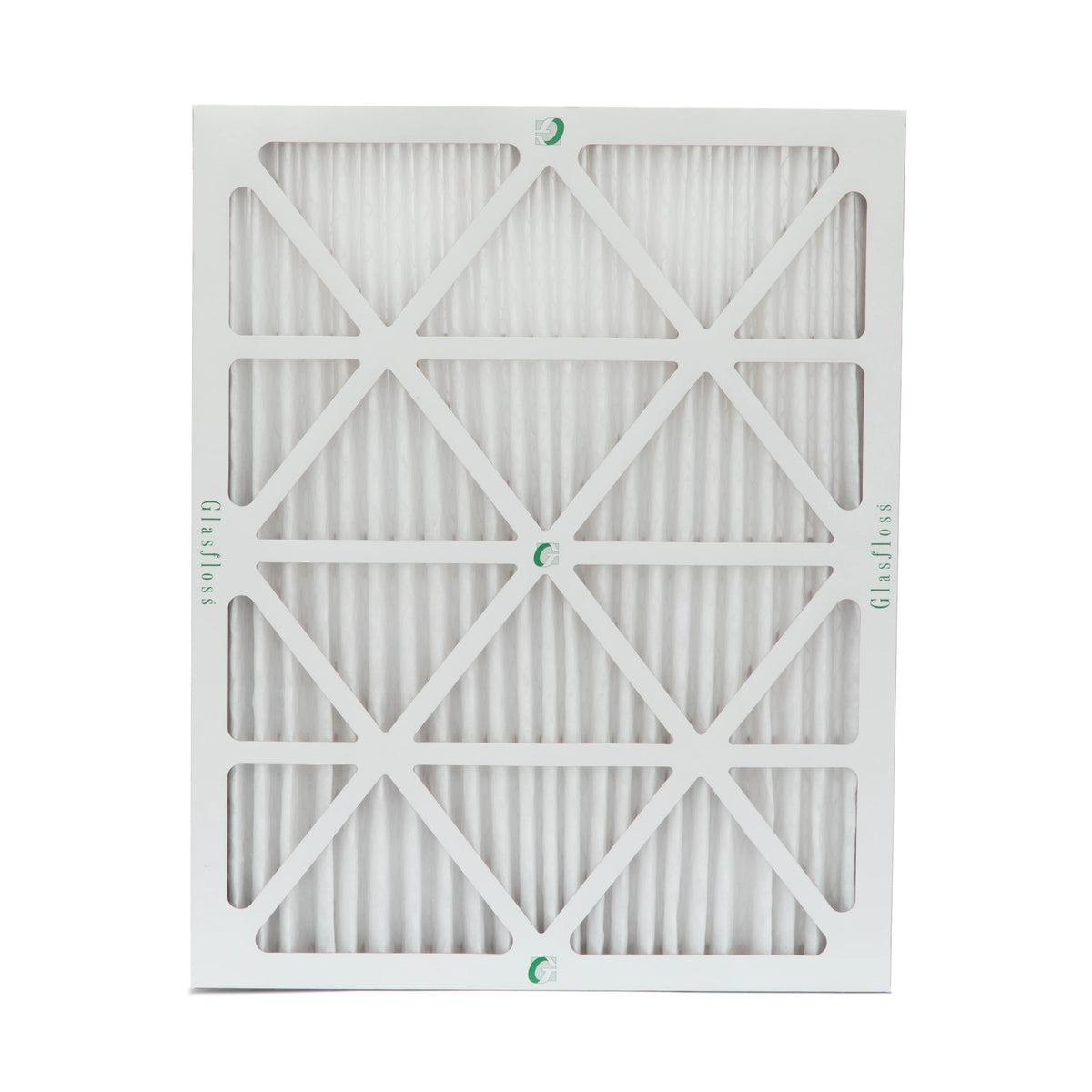 Actual Size: 19-1/2 x 24-1/2 x 1-3/4. 12 Pack of 20x25x2 MERV 13 Pleated 2" Inch Air Filters by Glasfloss