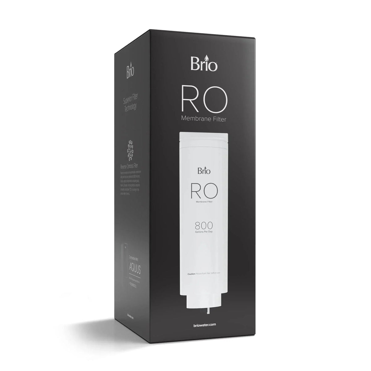 Brio Reverse Osmosis Membrane Replacement Filter for Brio Model TROE800COL, Piece Count 1