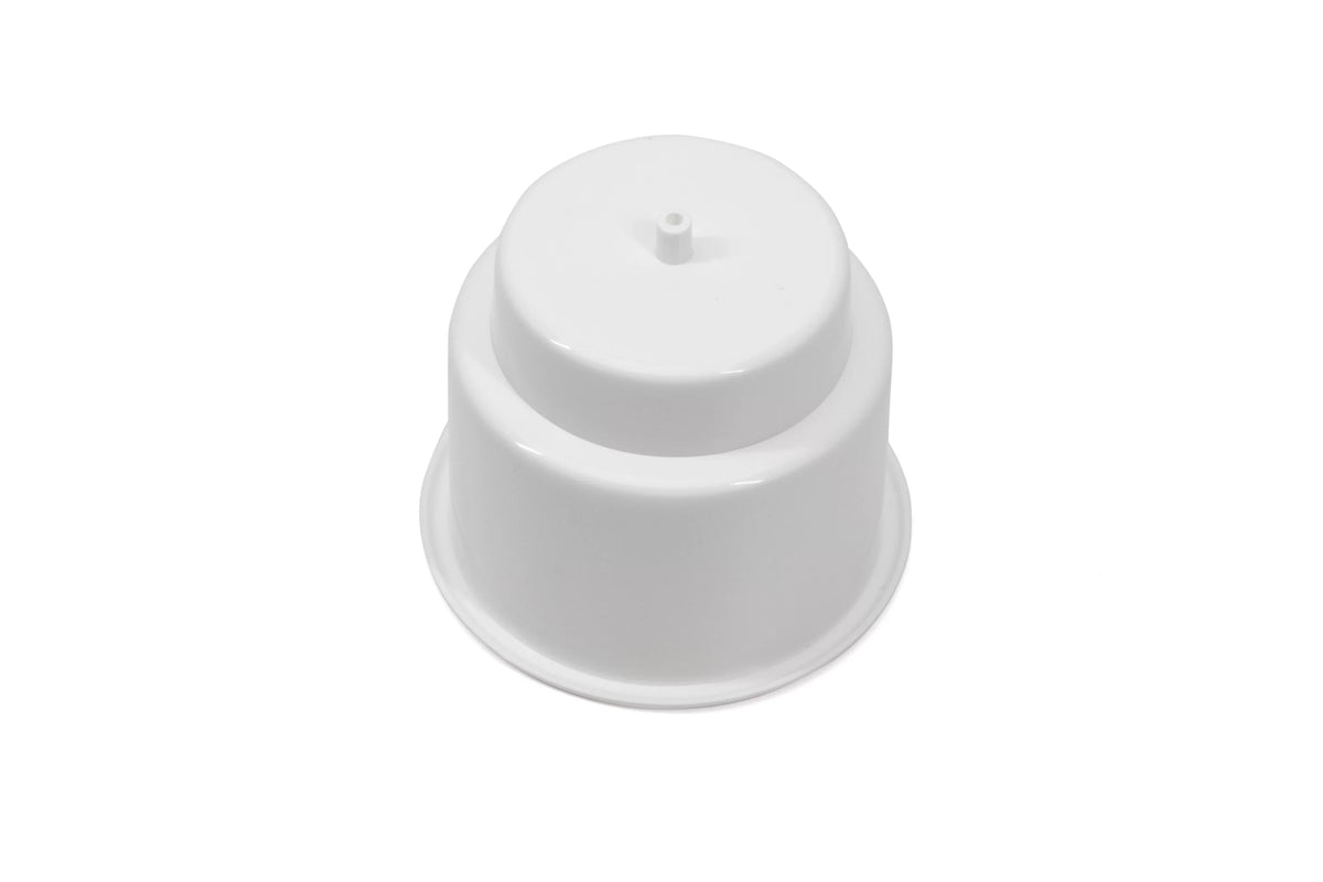 & 4-1/8 Inch O.D.. Red Hound Auto 10 Cup Holders Plastic Pocket Recessed Insert Universal with Drain for craft RV Car Truck Marine Pontoon Motorhome Camper Drop In White 3-1/2 Inch I.D