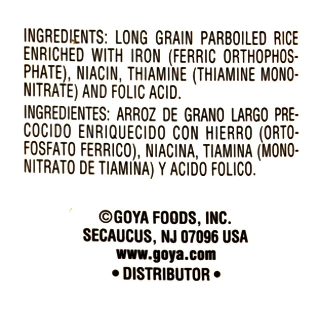 Golden Canilla, Microwaveable Enriched Long Grain Parboiled Rice, 10 lbs.