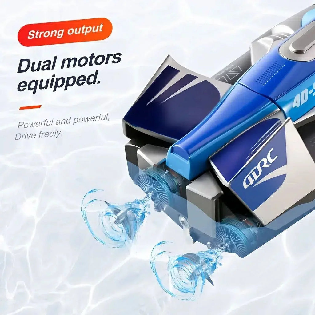 ship With 2 Battery  Dual Motors  2.4G High Speed 30km/h Remote Control craft For Pools And Lakes   Boats Toys Gift For Adults And Kids