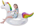 Blossom Glitter Sequins Animal Pool Floats, Inflatable Unicorn Ring Pool Float, Swimming Pool Ring, Pool Inflatables for Kids and Adults, Pool Toys Inflatable, moisture Float | 48 Inch