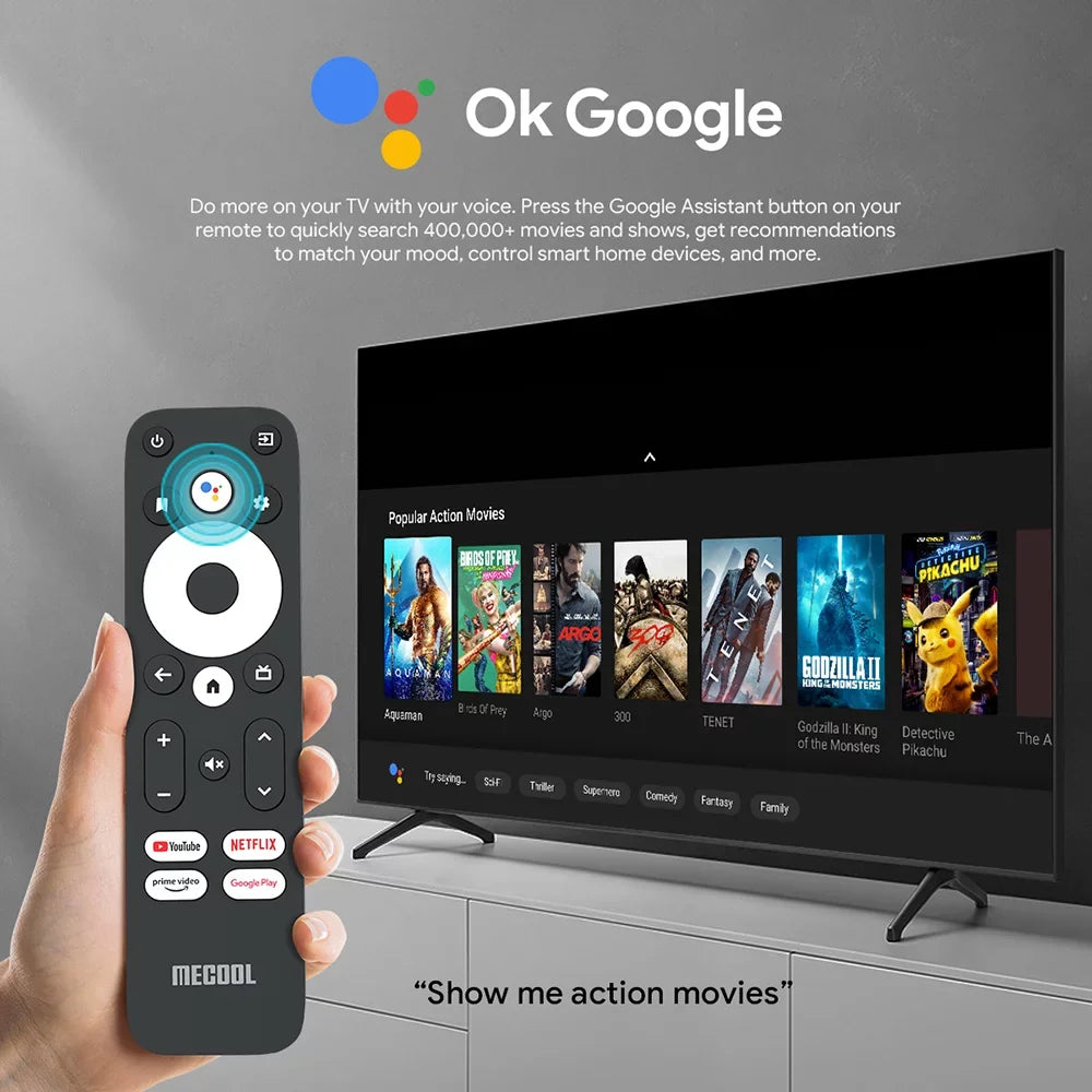 BOXPUT Mecool KM2 Plus 4K TV Box 2023 Amlogic S905X4 Android 11 TV Box Google Netflix Certified 2GB 16GB Support USB3.0 SPDIF BT5.0 Smart TV Box
