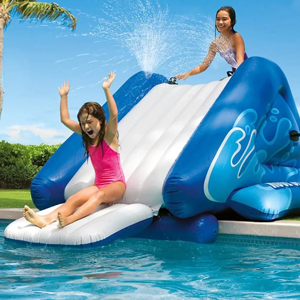 Intex Kool Splash Inflatable Play Center moisture Slide | (Open Box) (2 Pack)