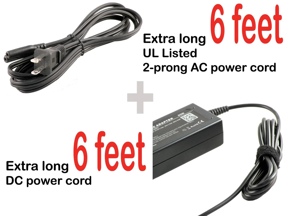 iTEKIRO 65W AC Adapter for  Latitude 14 E5440, 14 E5450, 15 3550, 15 3570, 15 3580, 15 35x0, 15 5000, 15 5580, 15 5590, 3330, 3340, 3440, 3540; 06TM1C 06TFFF 0928G4 09RN2C 0HH44H 0NNWP1 0RM617