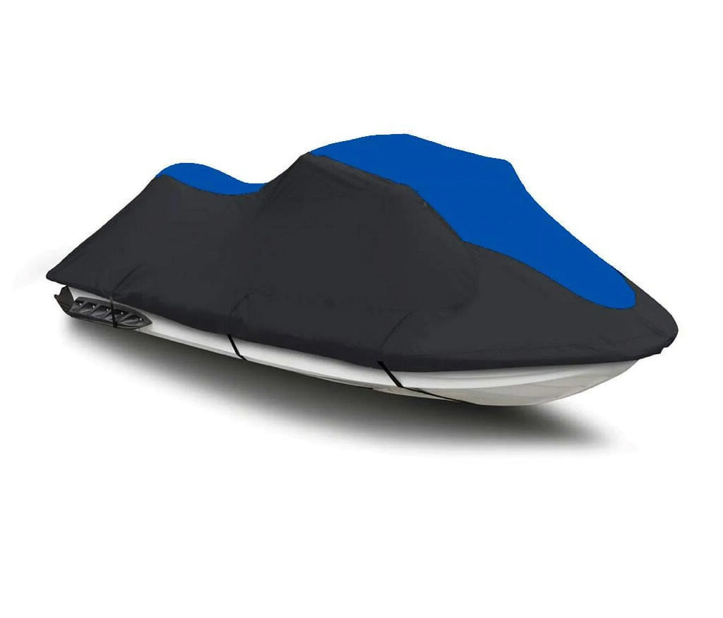 BLACK / BLUE HEAVY-DUTY, 600 DENIER Jet Ski protector Jetski PWC shield appropriate for Sea Doo Sea-Doo GTX S 155 2012 2013 2014 2015 2016 2017