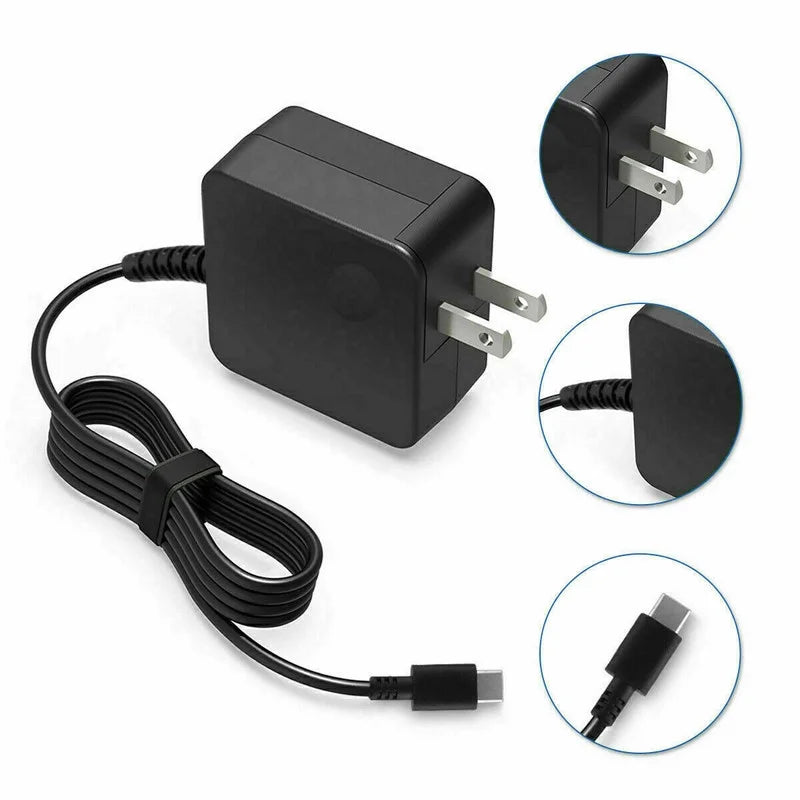 Nuxkst 65w USB-C Ac Adapter for  ThinkPad 11e Yoga Gen 6 20SF power supply charger