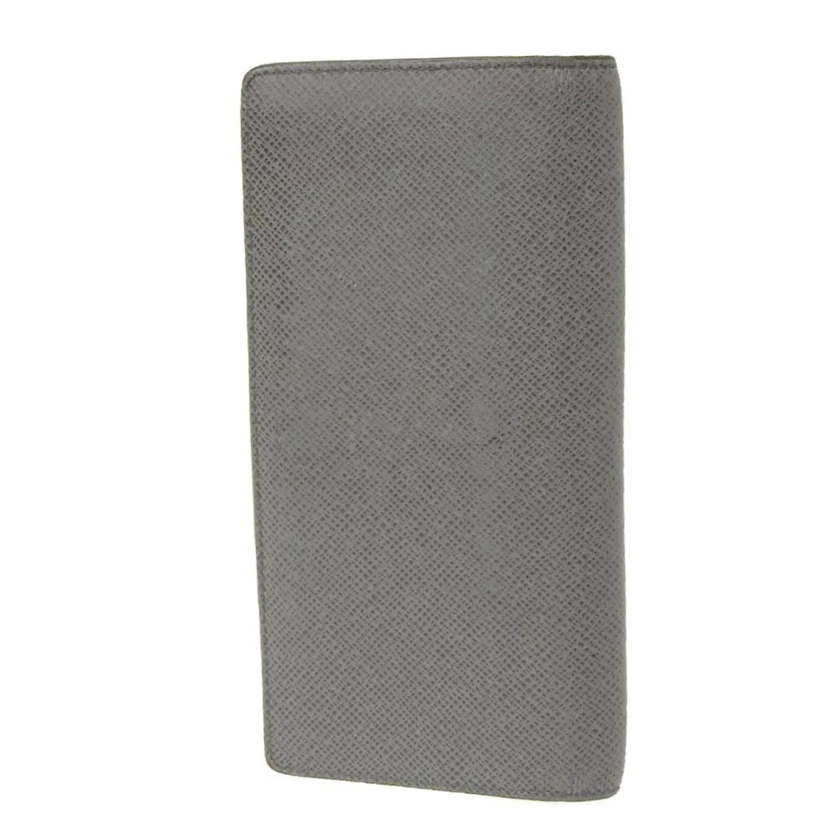 Pre-Owned Louis Vuitton LOUIS VUITTON Taiga Portefeuille Brother Bifold Long Wallet Glacier M32653 (Good)
