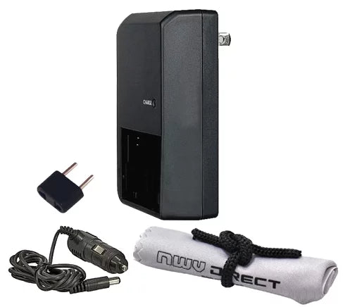 Olympus Stylus 1 Off Camera 'Intelligent' Rapid Charger + Nwv Direct Microfiber Cleaning Cloth.