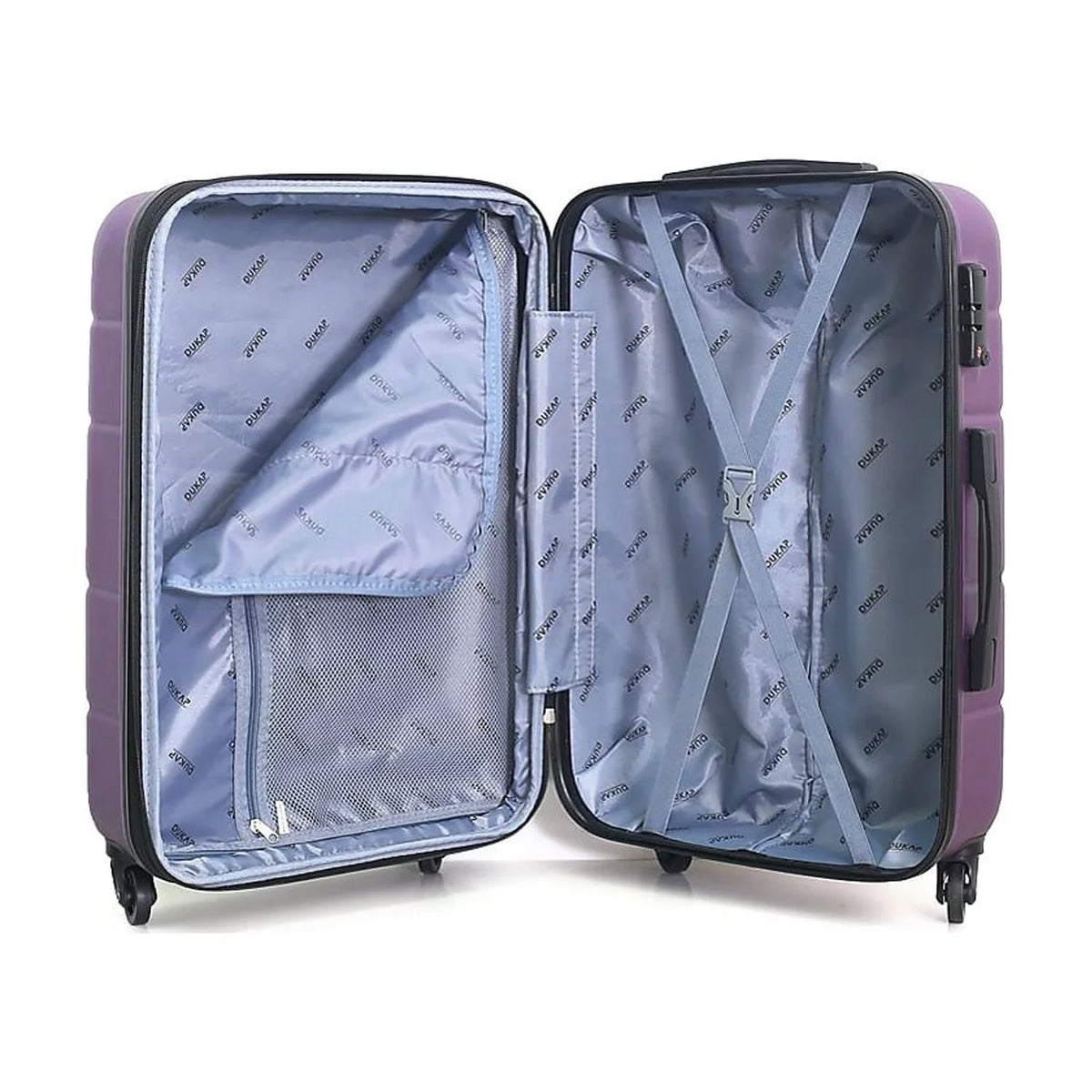 DUKAP RODEZ Plastic Carry-On Luggage Purple (DKROD00S-PUR)