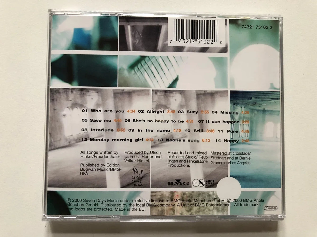 Fool's Garden – For Sale / BMG Audio CD 2000 / 74321 75102 2