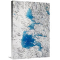 Elias National Park, Alaska Art Print - Matthias Breiter. Meltwater Lakes on Hubbard Glacier, Wrangell-St. 20 x 30 in
