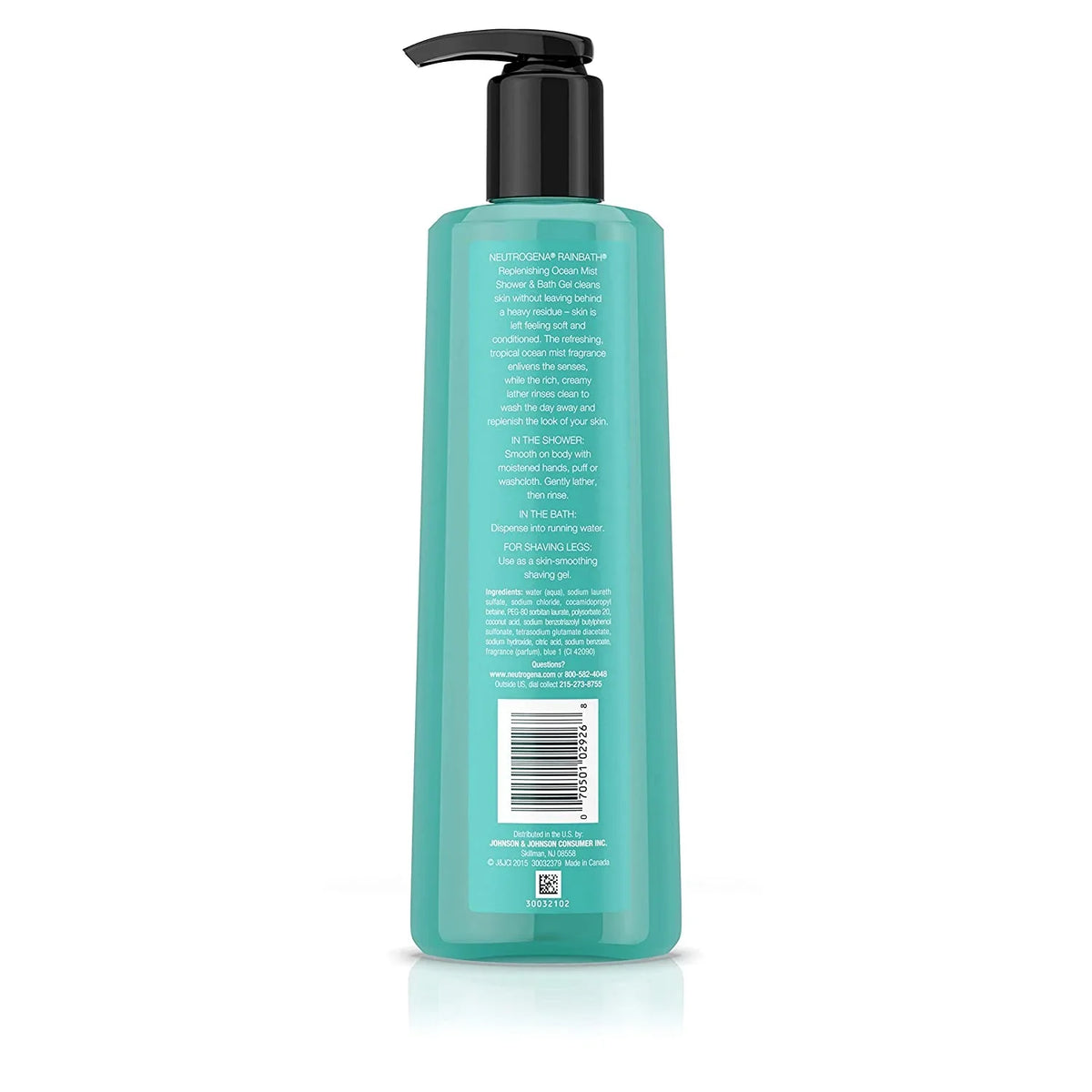6 Pack Neutrogena Rainbath Replenishing Shower And Bath Gel, Ocean Mist 16 oz