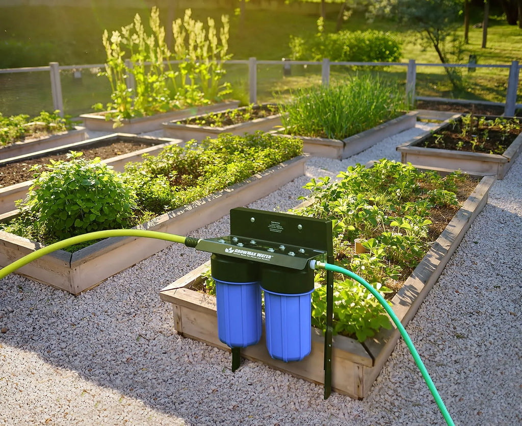GrowMax SUPER GROW 800 - High-Capacity Garden liquid Filtration System - Eliminate up to 99% of Chlorine and Contaminants (15,000 gallons / 56,850 liters)