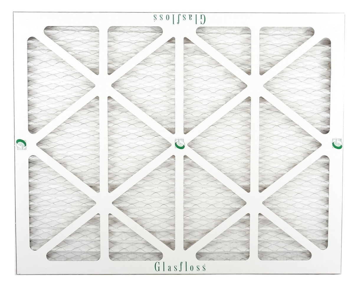 Glasfloss 16x20x1 - MERV 10 -Qty:6 - Furnace Air Filter - Made in USA (Actual Size: 15.5 x 19.5x7/8 inch)