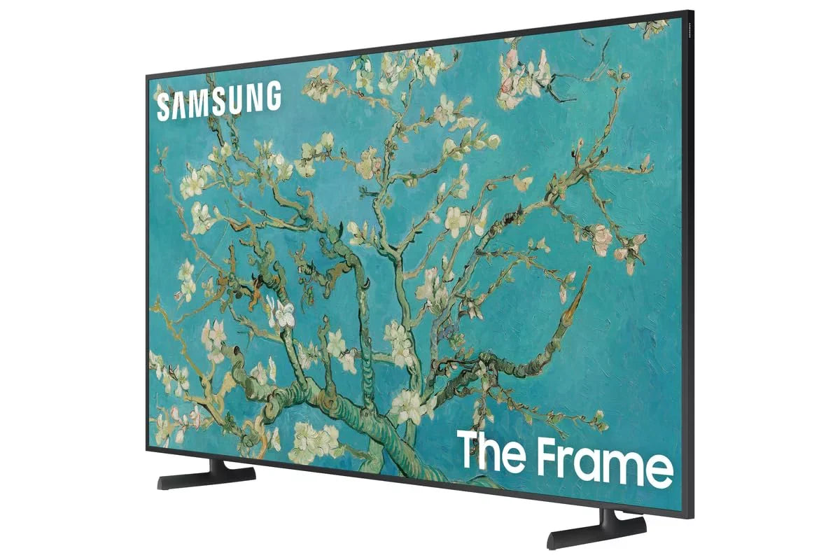 50-Inch Class QLED The Frame Series - Quantum HDR Smart TV with a  VG-SCFA50WTB 50" The Frame Customizable Bezel - Modern White (2022)