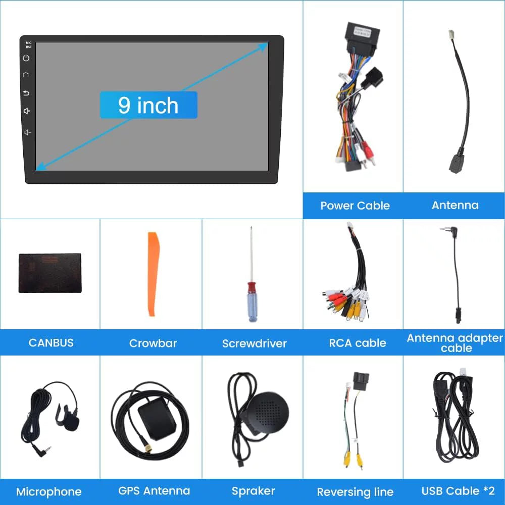 2G+32G 9 inch Car Radio Stereo for Chevy Spark 2013 2014 2015 with Wireless Android Auto  carplay