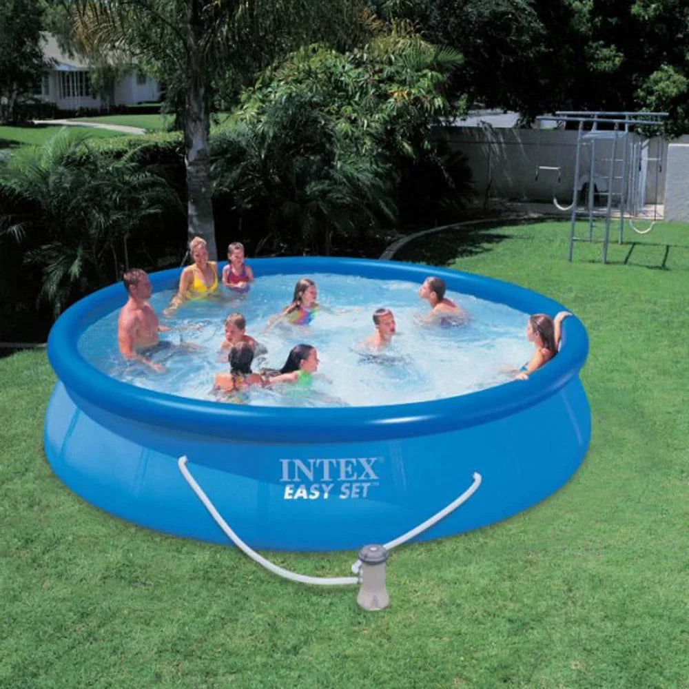 Intex 12' x 30" Above Ground Pool w/ Filter Pump System & Filter Cartridge