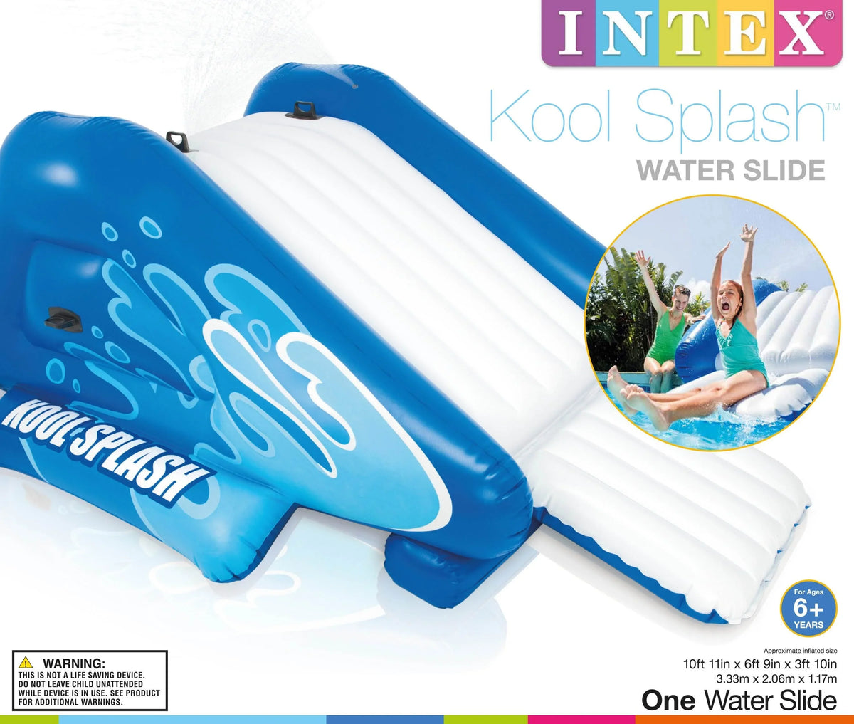 Intex Kool Splash Inflatable Play Center moisture Slide | (Open Box) (2 Pack)