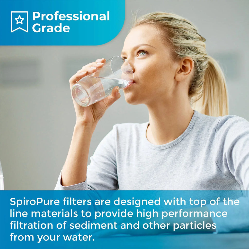 SpiroPure 10 x 2.5" String Wound Polypropylene Filter, 30 Micron (24 Pack)