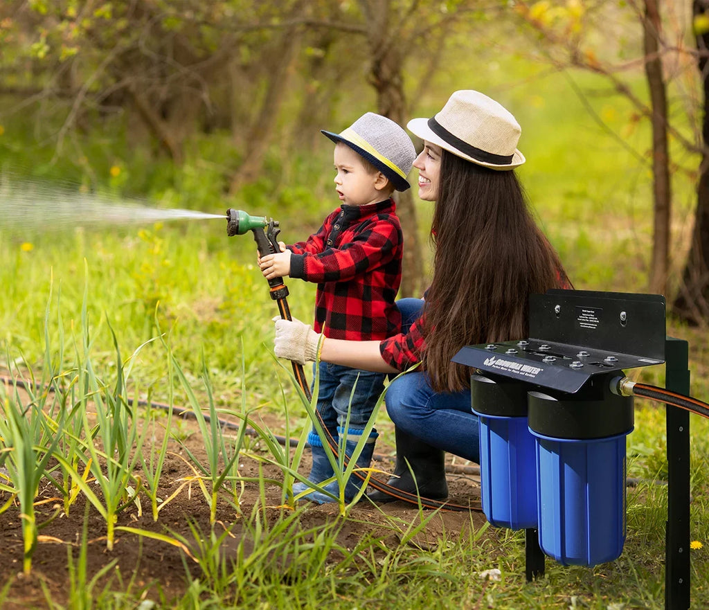 GrowMax SUPER GROW 800 - High-Capacity Garden liquid Filtration System - Eliminate up to 99% of Chlorine and Contaminants (15,000 gallons / 56,850 liters)