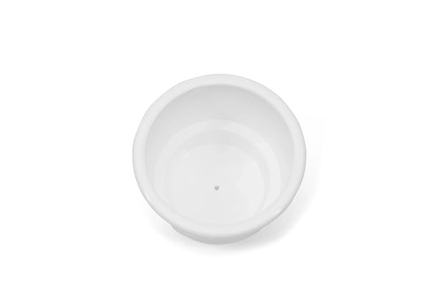 & 4-1/8 Inch O.D.. Red Hound Auto 10 Cup Holders Plastic Pocket Recessed Insert Universal with Drain for craft RV Car Truck Marine Pontoon Motorhome Camper Drop In White 3-1/2 Inch I.D